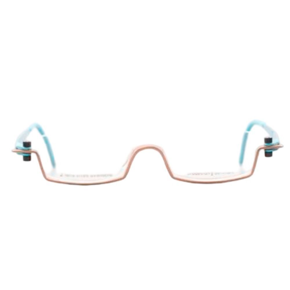 Gail Spence for Prodesign Aluminum Frame Turquoise & Pink Cool Retro Frames 9203 - Picture 4 of 12
